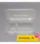 Food lunch box "ClamShell"  Type Compartment 2 packing 500 pcs./crate